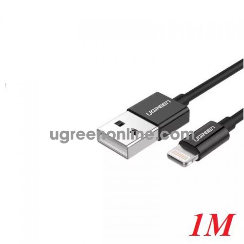 Ugreen 40985 1M MFI Lightning to USB cable cáp Aluminum Case + Braid US199 10040985