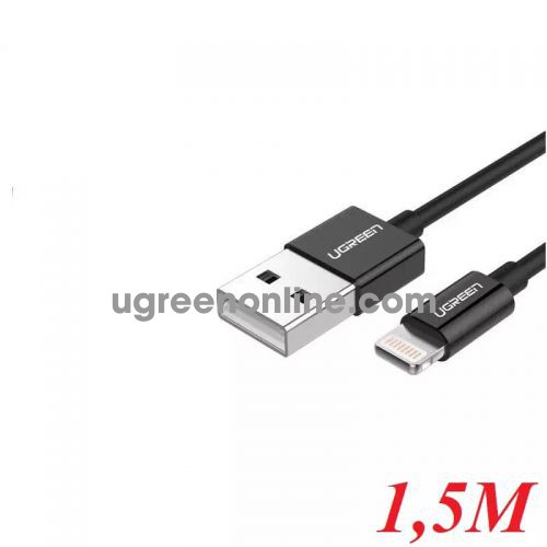 Ugreen 40986 1.5M MFI Lightning to USB cable cáp Aluminum Case + Braid US199 10040986