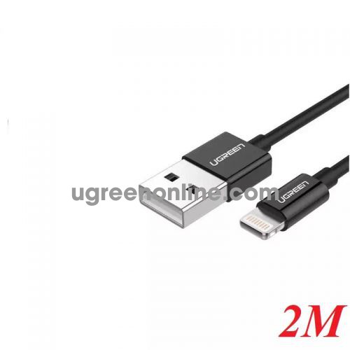 Ugreen 40987 2M MFI Lightning to USB cable cáp Aluminum Case + Braid US199 10040987