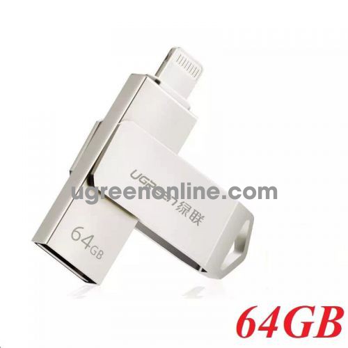 Ugreen 30617 64G USB 2.0 Flash Drive For Iphone and Ipad US200 10030617