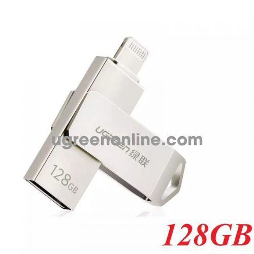 Ugreen 30647 128G USB 2.0 Flash Drive For Iphone and Ipad US200 10030647