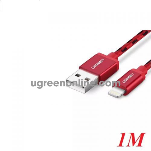 Ugreen 40479 1M USB 2.0 to Lightning cable cáp with Braid US247 10040479