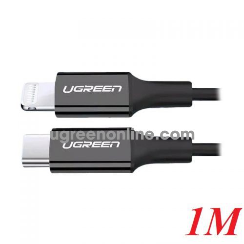 Ugreen 60751 1M Lightning to Type-C 2.0 Cable Black US171 10060751