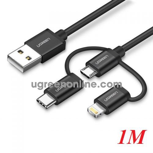 Ugreen 50205 1M Ugreen Multifunction Cable Màu Đen US186 10050205