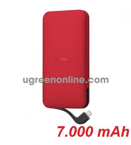 Mipow 85945 SPL08WRD Pin sạc dự phòng Cube 7.000 mAh ( Red ) ( SPL08W-RD )10085945