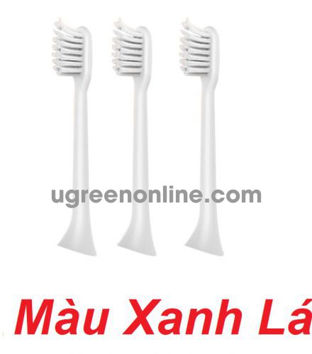 Mipow 86133 CI-200-E Bộ 3 đầu bàn chải điện FDA USA Light Green ( CI-200-E )10086133