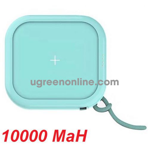 Mipow 87932 SPX01W-LB Sạc dự phòng không dây Cube X10000+ Light Blue ( SPX01W-LB )10087932