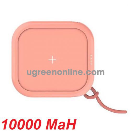 Mipow 88411 SPX01W-PK Sạc dự phòng không dây Cube X10000+ Pink ( SPX01W-PK )10088411