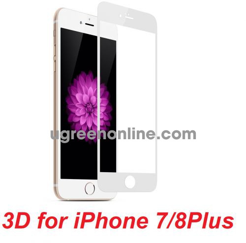 Mipow 88466 BJ12-WT Miếng dán cường lực Kingbull 3D for iPhone 7/8Plus White ( BJ12-WT )10088466