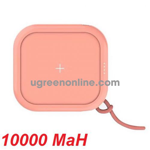 Mipow 88497 SPX01W-T-PK Sạc dự phòng không dây Cube X 10000 PD18W Version II Pink ( SPX01W-T-PK )10088497