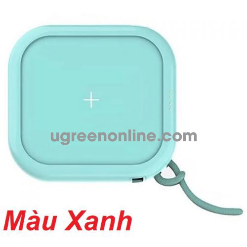 Mipow 88714 SPX01W-T-LB Sạc dự phòng không dây Cube X 10000 PD18W Version II Blue ( SPX01W-T-LB )10088714