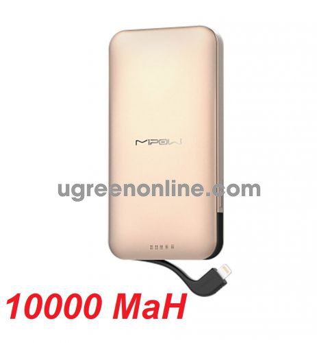 Mipow 88737 SPL10RG Sạc dự phòng Power cube 10000 Lightning cable ( Rose Gold ) ( SPL10-RG )10088737