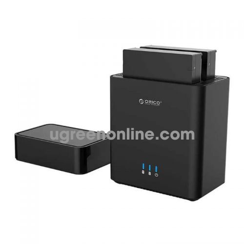 Orico 96302 DS200U3-BK Hộp ổ cứng 2 khay 3.5'' USB 3.0 Màu Đen Orico 10096302