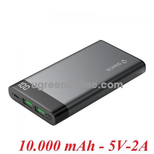 Orico YC10-GY 10.000mAh. Màu Xám Pin Sạc Dự Phòng - 96818 10096818