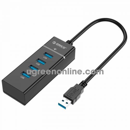 Orico W6PH4-U3-V2-BK Bộ Chia Cáp Dài 0.3M Usb Hub 4 Cổng Usb 3.0 - 96586 10096586