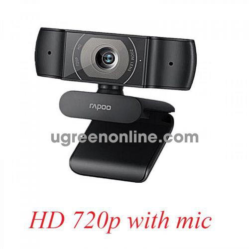 Rapoo c200 Webcam ống kính hỗn hợp độ phân giải HD 720P 25737 10025737