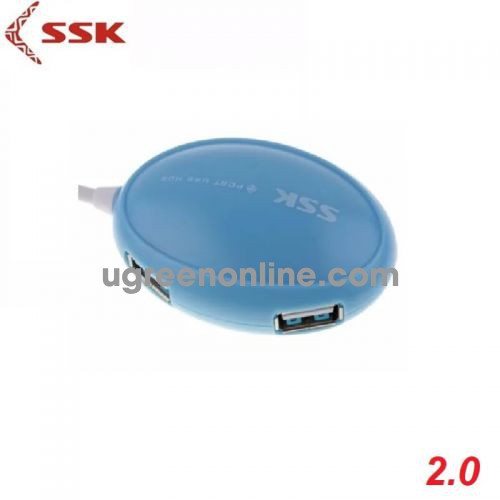 SSK SHU-017 Màu Xanh Hub chia 4 cổng USB 97396 10097396