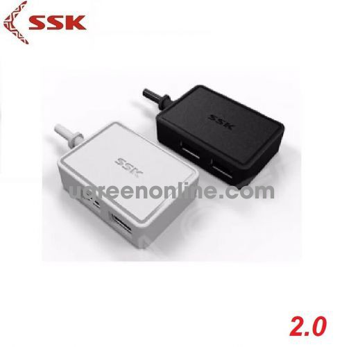 SSK SHU-200 Màu Trắng Hub chia 4 cổng USB 96256 10096256