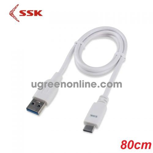 SSK UC-CA-982 80cm Màu Trắng Cáp chuyển đổi Usb Type-C ra USB 3.0 0.8m 95072 10095072