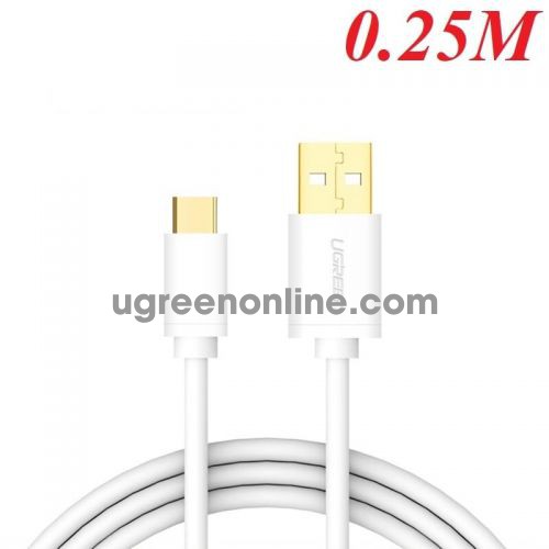 Ugreen 30163 Usb C To Usb A Data Cable White 0.25M Us141 10030163