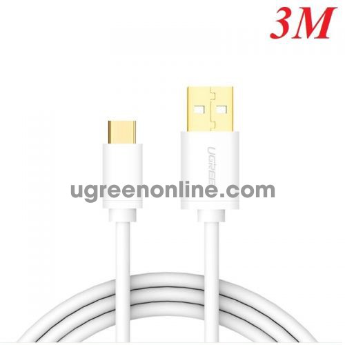 Ugreen 30168 Usb C To Usb A Data Cable White 3M Us141 10030168