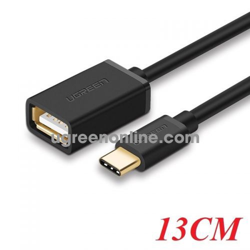 Ugreen 30175 Usb Type C To Usb 2.0 Female Cable Black 15Cm Us154 10030175