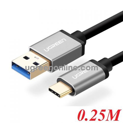 Ugreen 30531 Usb 3.0 To Usb C Cable Black 0.25M Us187 10030531