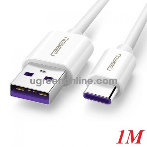 Ugreen 40888 Usb 2.0 To Type C 5A Date Cable White 1M Us253 10040888
