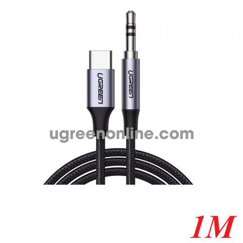 Ugreen 30633 1M USB type C To 3.5mm AUX Headphones Jack Adapter For Huawei Oneplus Xiaomi Av143 10030633