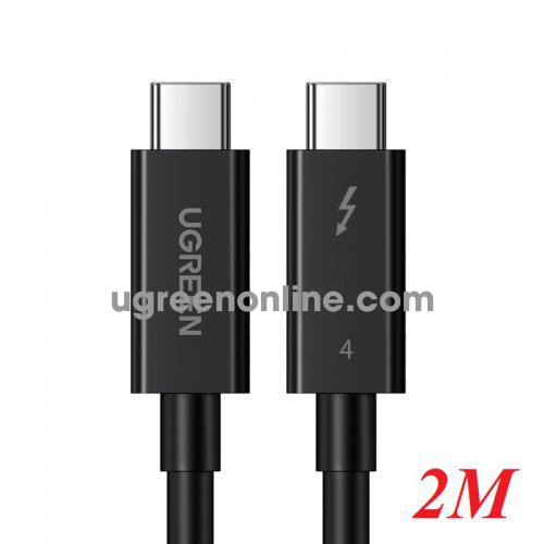 Ugreen 60621 2m Thunderbolt 4 40Gbps 100W 8k 60hz Cable Black US501 10060261