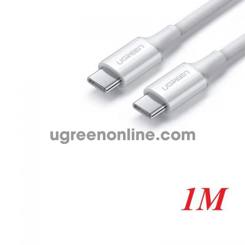 Ugreen 60551 1m type c revolution usb-c public 2.0 abs shell 5a current white US300 10060551