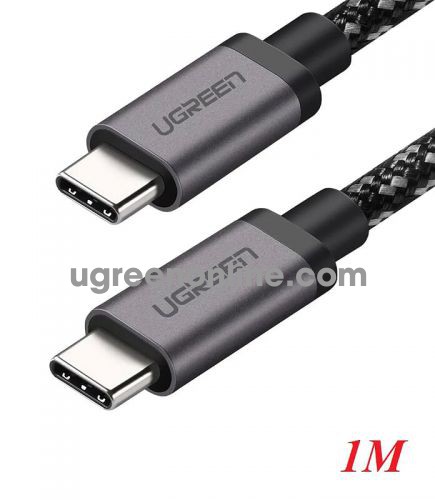 Ugreen 50477 1M Black 5Gbps USB type C to USB C Cable 3.1 Gen1 PD Fast Charging 3A US161 10050477