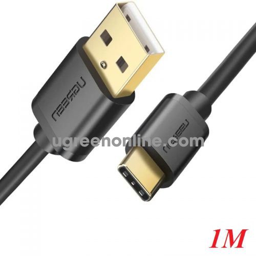 Ugreen 40553 1m Black USB A to USB C Fast Charge Cable US141 10040553