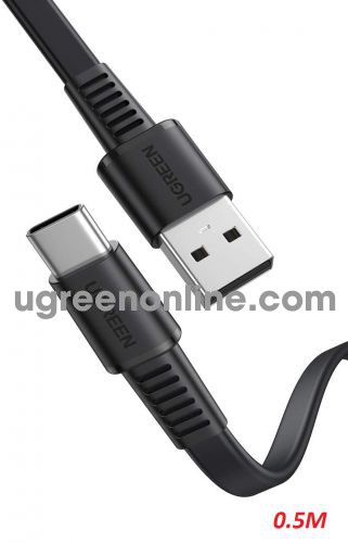 Ugreen 10971 0.5m 3a black USB A to type c 2.0 Cable 50cm US332 10010971