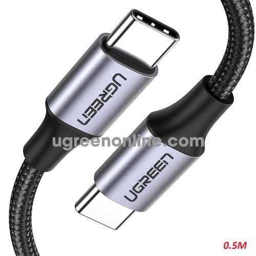 Ugreen 50149 0.5m space gray Aluminum Shell USB 2.0 C M - M Round Cable Nickel Plating 50cm US261 10050149
