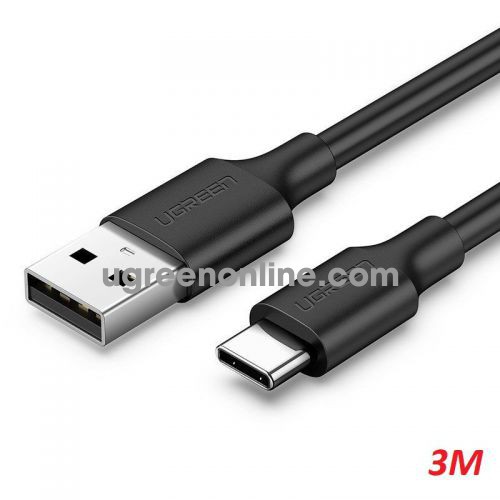 Ugreen 60826 3m black USB 2.0 to USB-C data cable US287 10060826