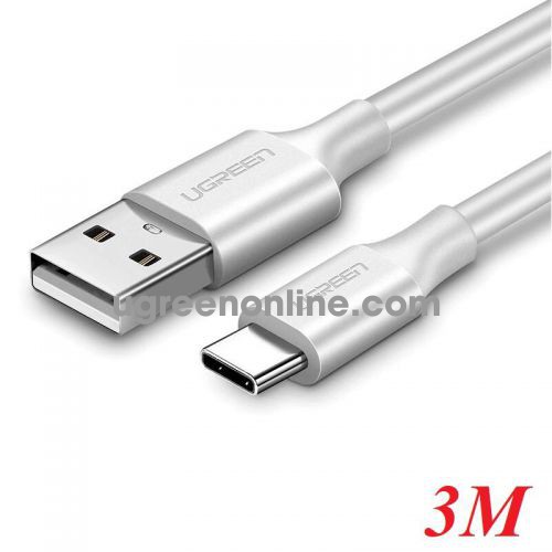 Ugreen 60225 3m White usb type c Male to USB 2.0 Male Cable US287 10060225