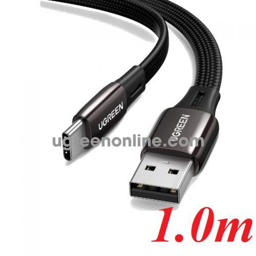 Ugreen 70625 1m 3A black USB A to USB type C 2.0 M-M Cable with Braided US330 10070625
