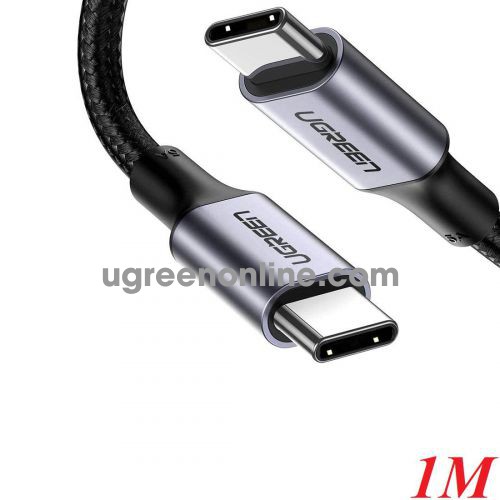 Ugreen 70427 1M black USB type C Cable Aluminum Case with Braided US316 10070427