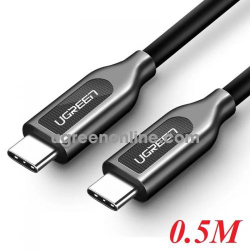 Ugreen 50229 0.5m type c male to type c male 3.1 gen 2 black us266 10050229