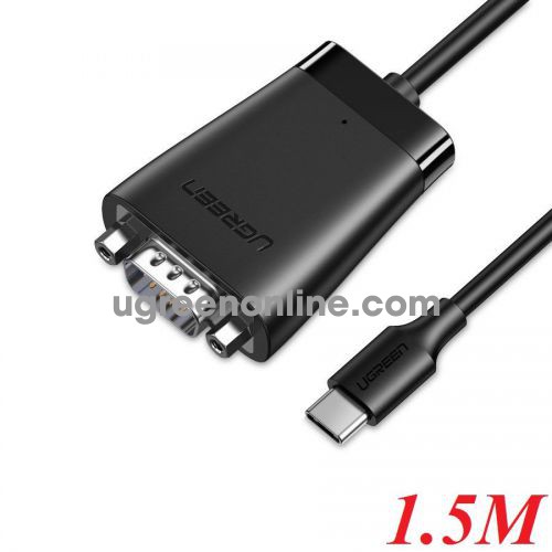 Ugreen 70612 1.5M Usb C 2.0 To Db9 rs232 Male Adapter Cable CM253 10070612