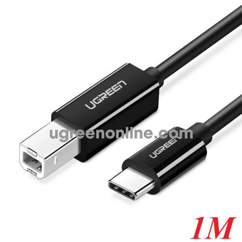 Ugreen 80811 1m USB type C 2.0 To USB-B Print Cable Black US241 10080811