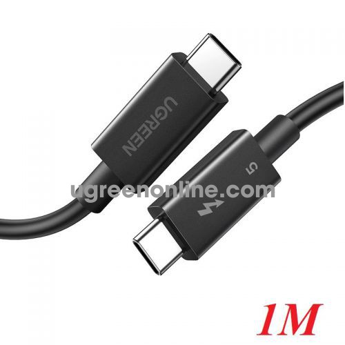 Ugreen 45996 1m thunderbolt 5 240w 16k video transmission tb5 data charging cable pd back compatible with usb type c thunderbolt 4 / 3 l703 10045996