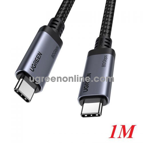 Ugreen 65383 1m 80gbps 240w 16k screen projection video compatible with thunderbolt 5 / 4 / 3 usb4 gen4 pd 3.1 usb type c data cable ctoc 16k video transmission for apple windows phone tablets and laptops l706 10065383