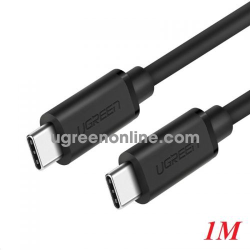 Ugreen 50997 1M Usb Type C Male To Usb Type C 2.0 3A Data Cable Đen Us286 10050997