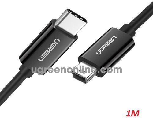 Ugreen 50445 1M USB type C to Mini USB Cable Black US242 10050445