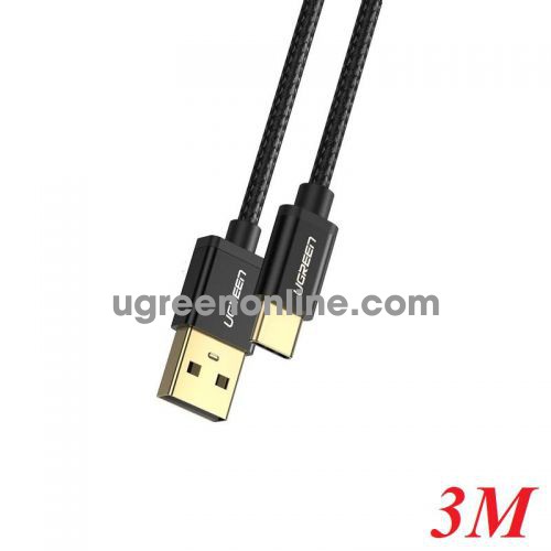 Ugreen 50878 3M black USB TYPE C To A Fast Charging Cable US174 10050878