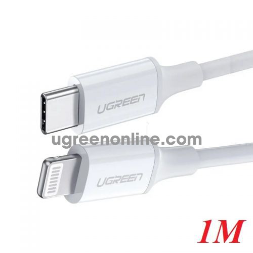Ugreen 10493 1M White USB Type C to Lightning Cable US171 10010493