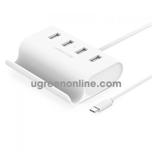 Ugreen 30288 usb c to 4 port usb 2.0 hub with cradle trắng abs 30288 10030288