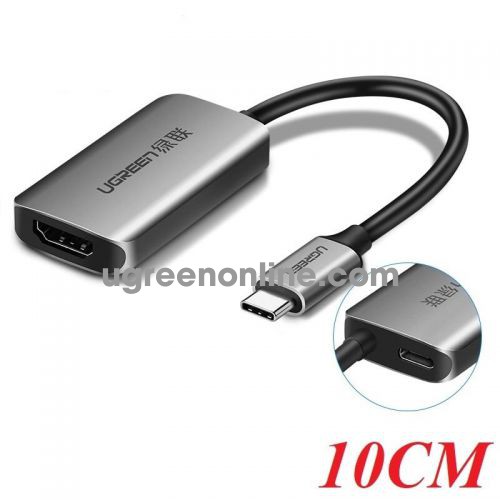 Ugreen 50313 10CM type c to hdmi converter xám cm159 10050313
